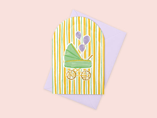 Baby Pram Card