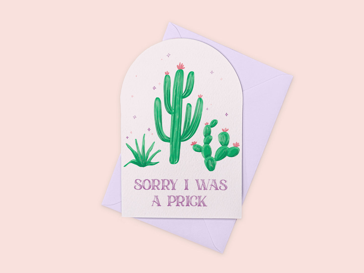 Sorry I was a Prick Greeting Card
