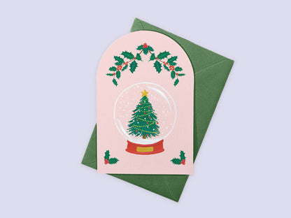 Painterly Christmas Card Pack of 3