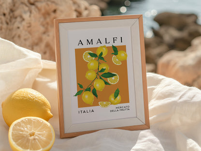 Amalfi Lemons Art Print