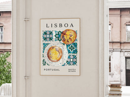 Lisboa Pasteis de Nata Art Print