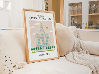 The Liver Building Liverpool Art Print