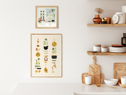 London Kitchen Art Print