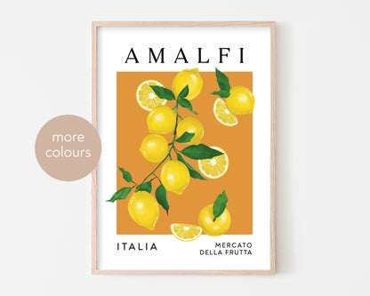 Amalfi Lemons Art Print