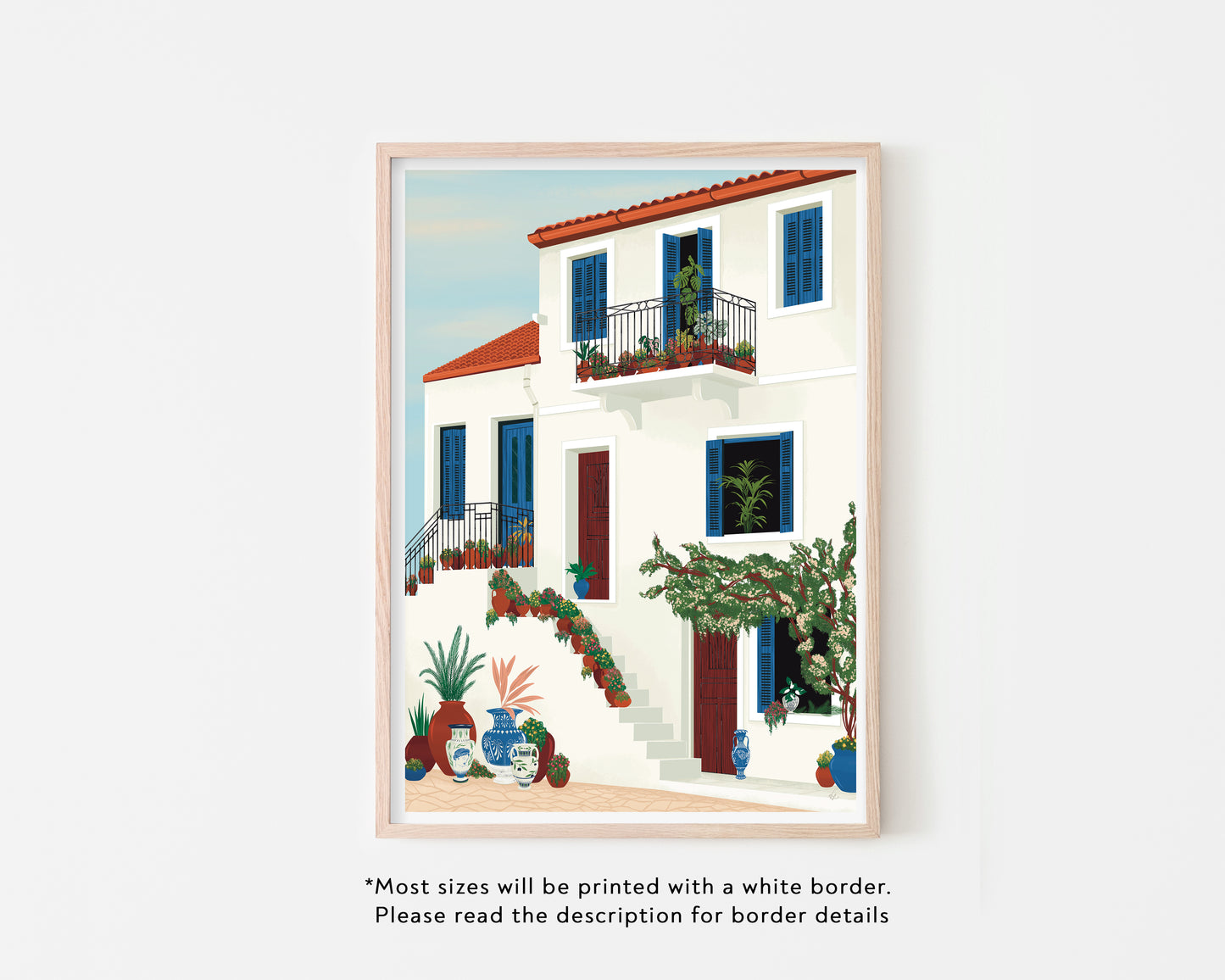 Greek House Art Print