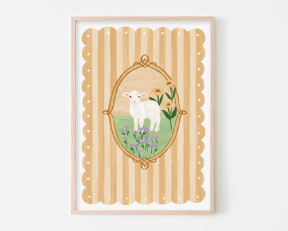 Sweet Lamb Art Print