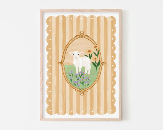 Sweet Lamb Art Print