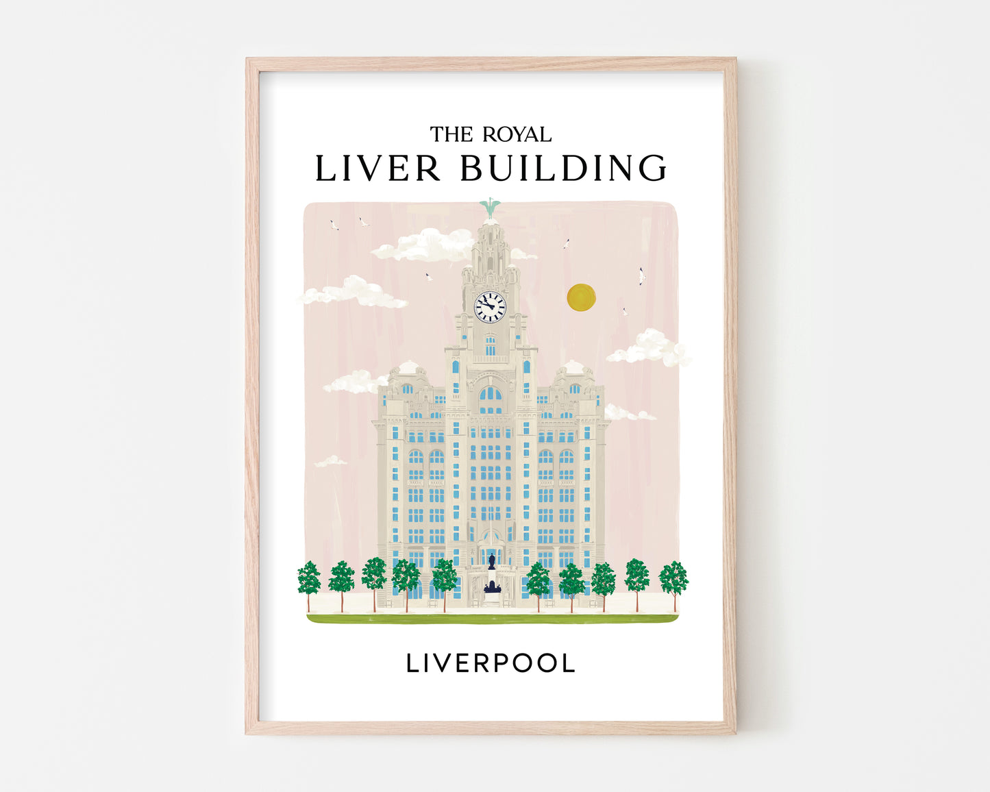 The Liver Building Liverpool Art Print