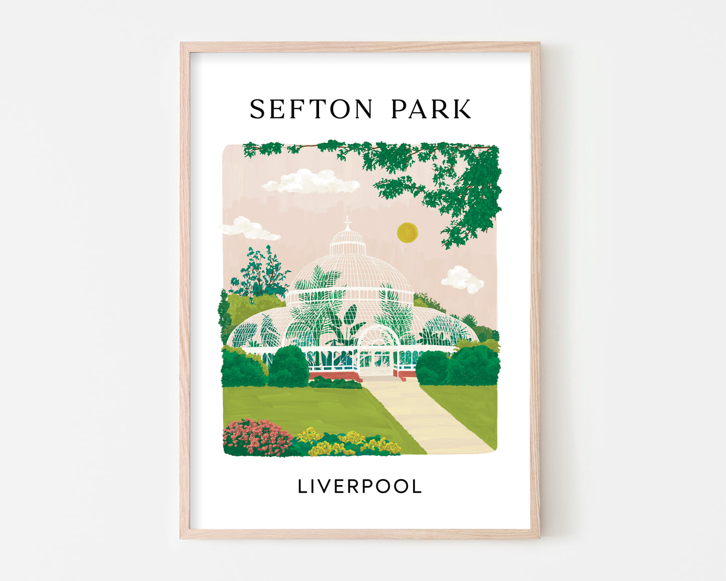 Sefton Park Liverpool Art Print