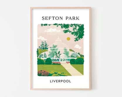 Sefton Park Liverpool Art Print
