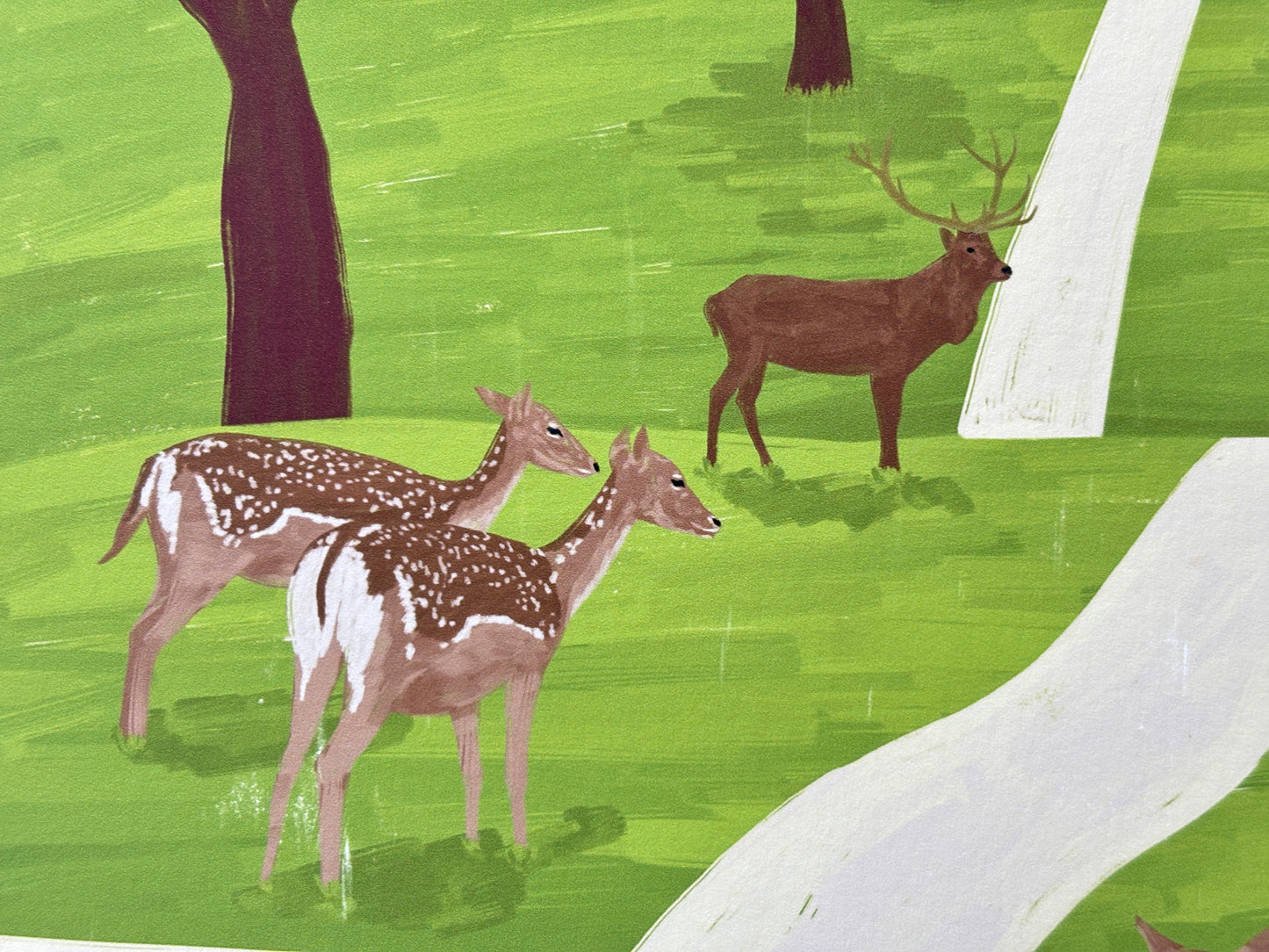 Richmond Park South London Art Print