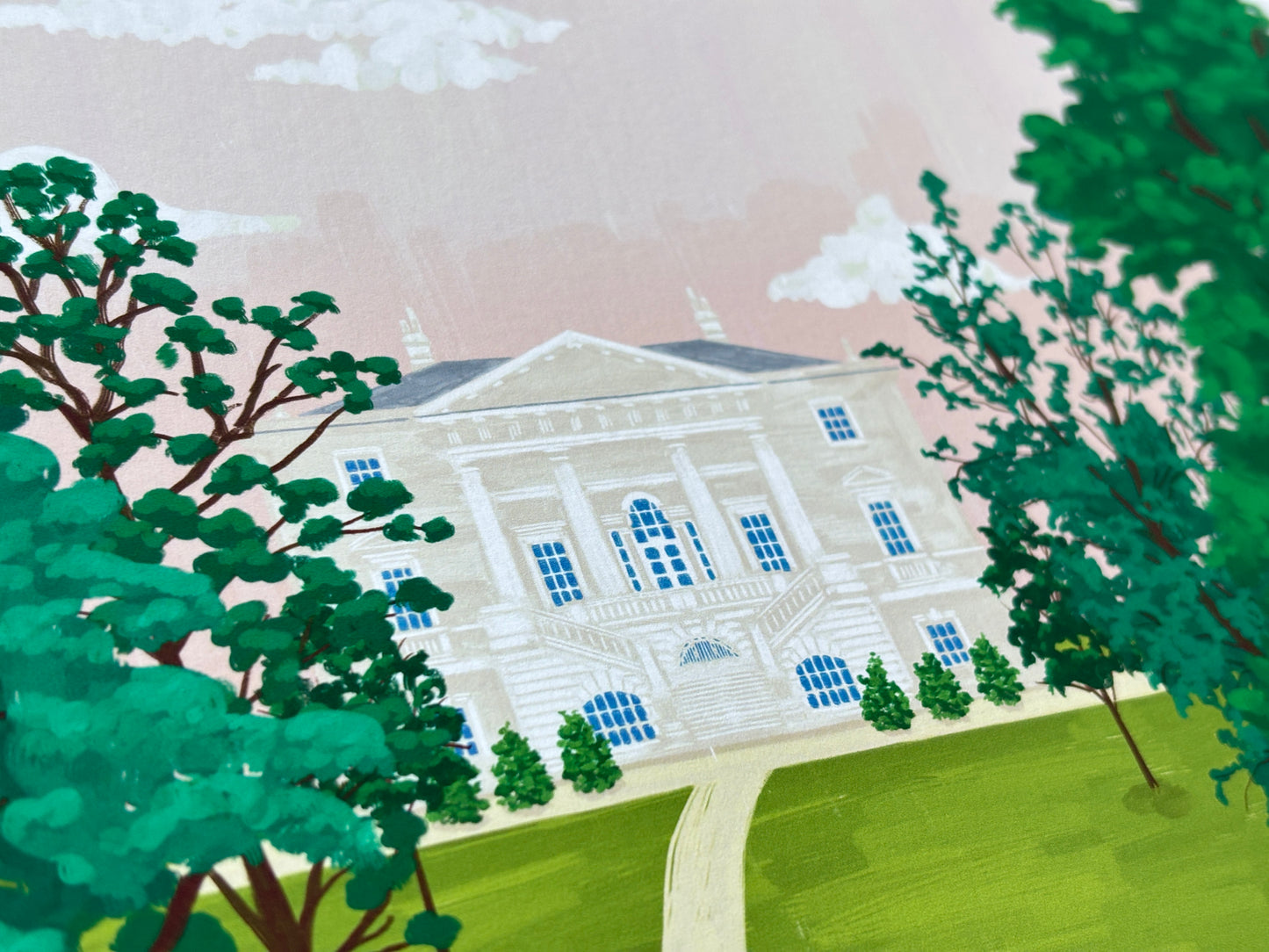 Richmond Park South London Art Print