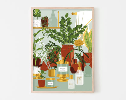 Self Care Ingredients Art Print SUPER SECONDS FESTIVAL