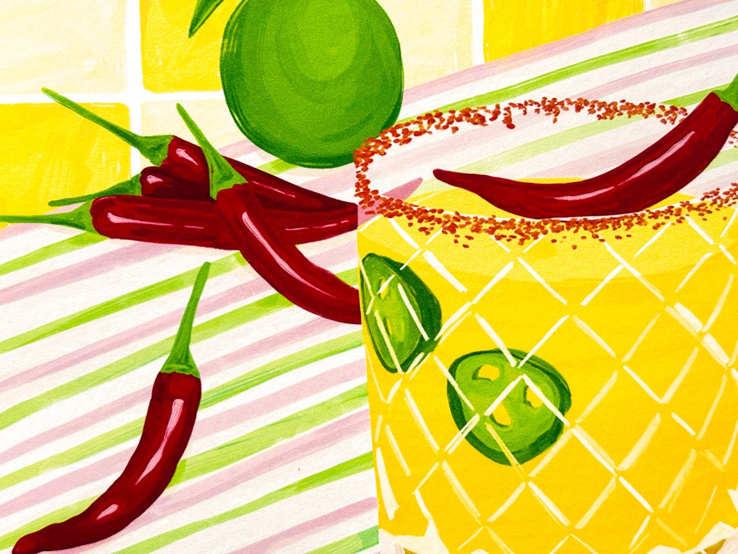 Spicy Margarita Art Print