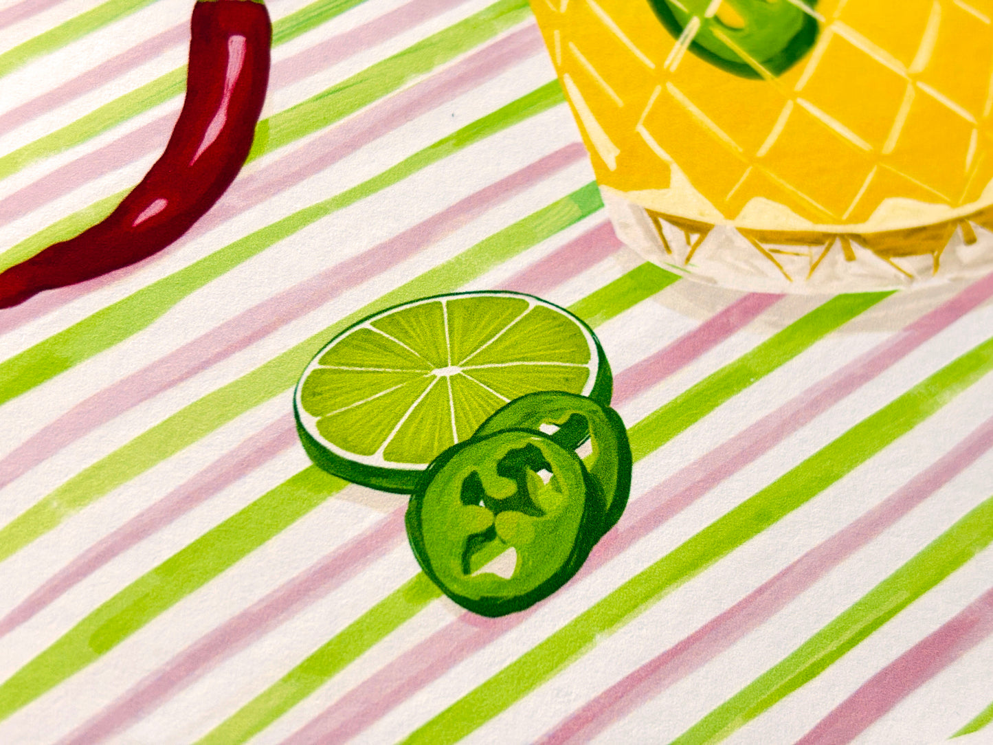 Spicy Margarita Art Print