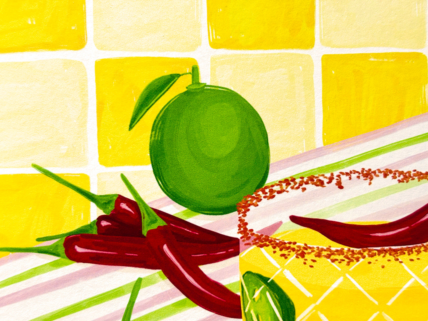 Spicy Margarita Art Print
