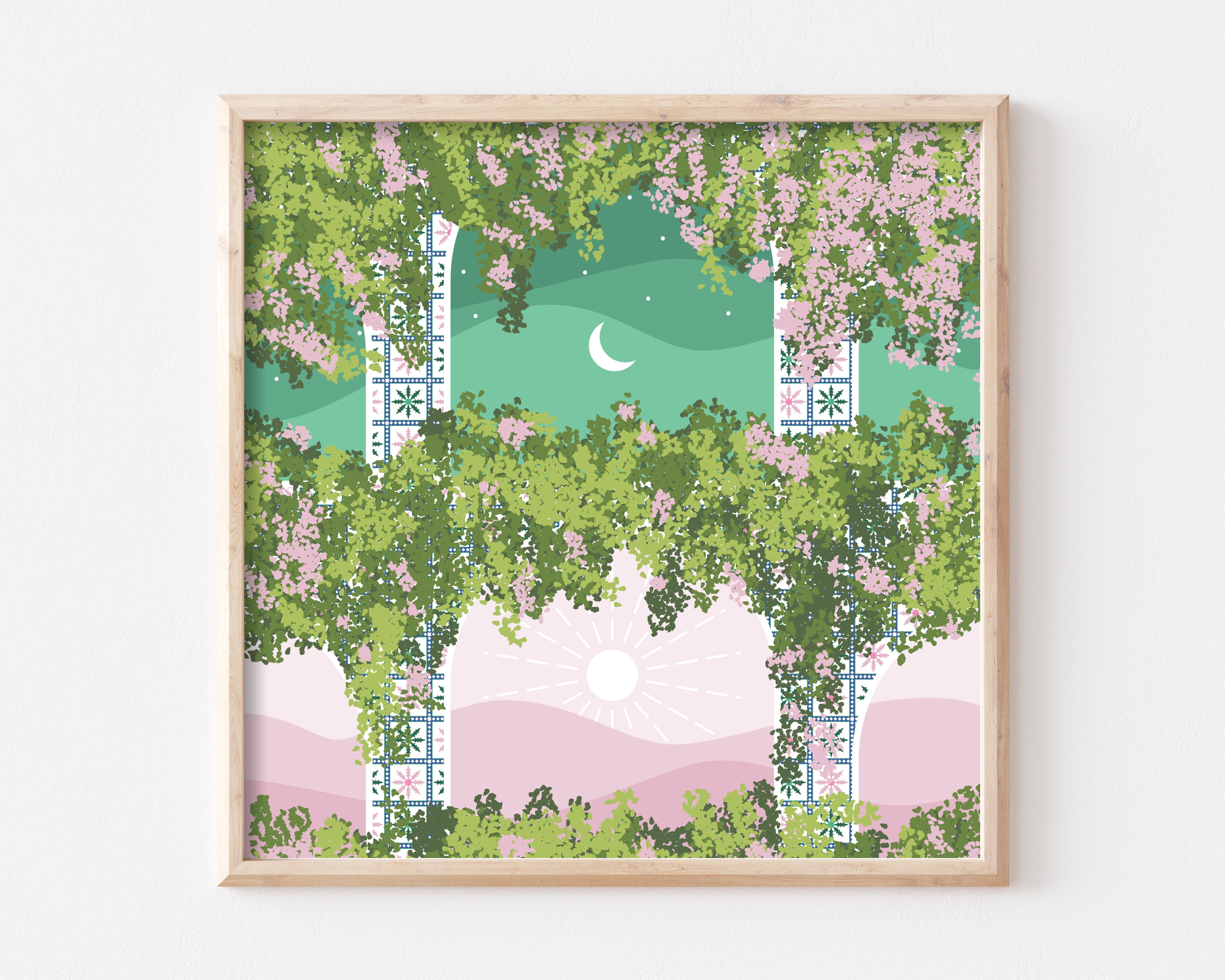 Abstract Dreamy Sky Art Print SUPER SECONDS FESTIVAL