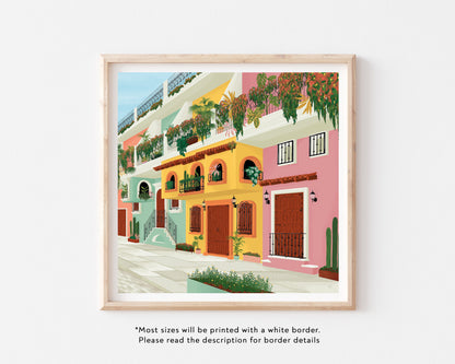 Puerto Vallarta Art Print