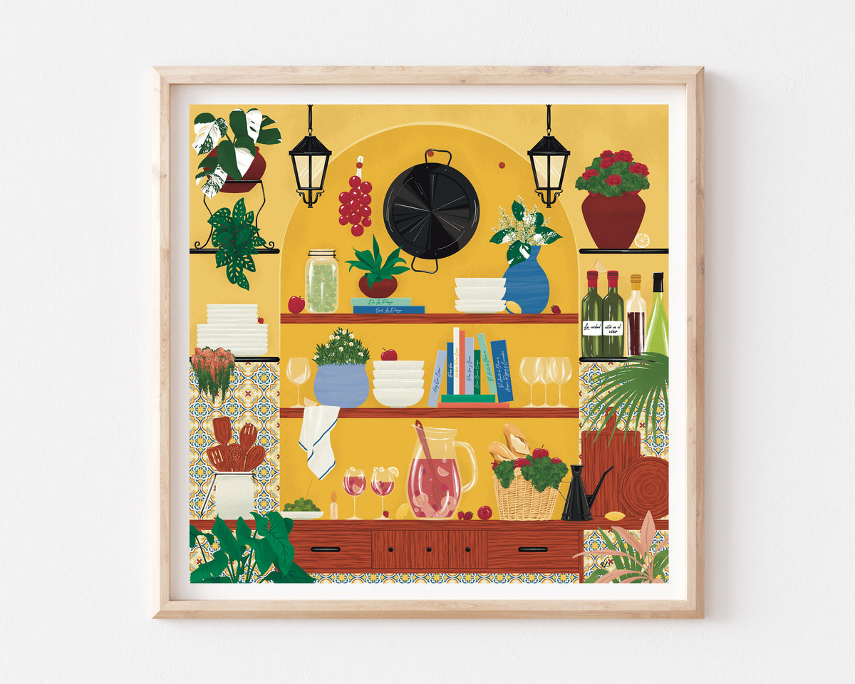 Spanish Kitchen Art Print SUPER SECONDS FESTIVAL