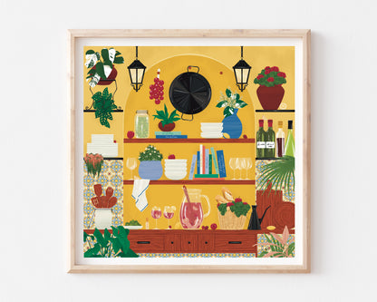 Spanish Kitchen Art Print SUPER SECONDS FESTIVAL