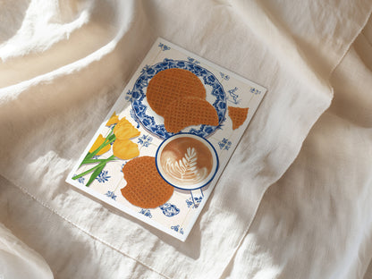 Stroopwafels & Coffee Art Print
