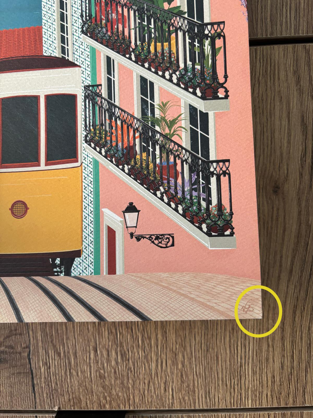 Lisbon Tram Art Print SUPER SECONDS FESTIVAL