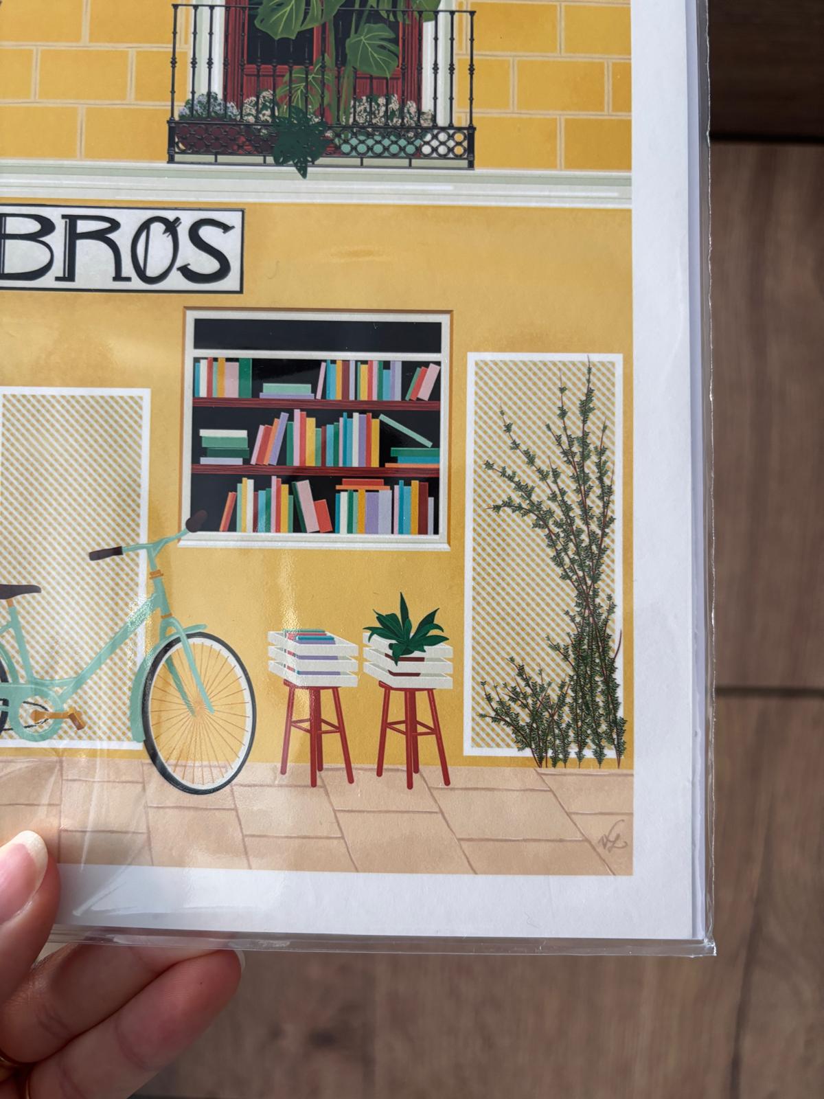 Madrid Libros Bookshop Art Print SUPER SECONDS FESTIVAL