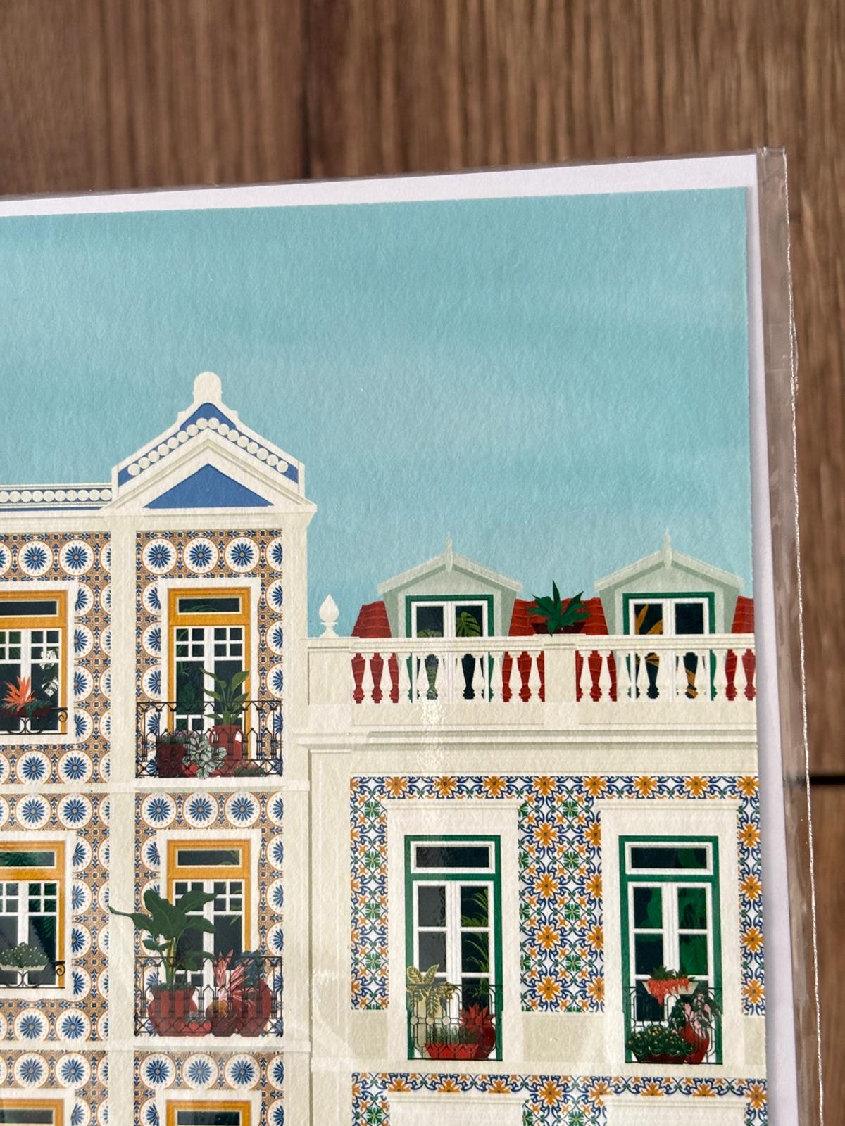Lisbon Balconies Art Print SUPER SECONDS FESTIVAL