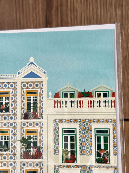 Lisbon Balconies Art Print SUPER SECONDS FESTIVAL