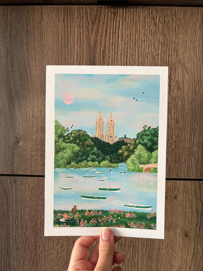Central Park NYC Art Print SUPER SECONDS FESTIVAL