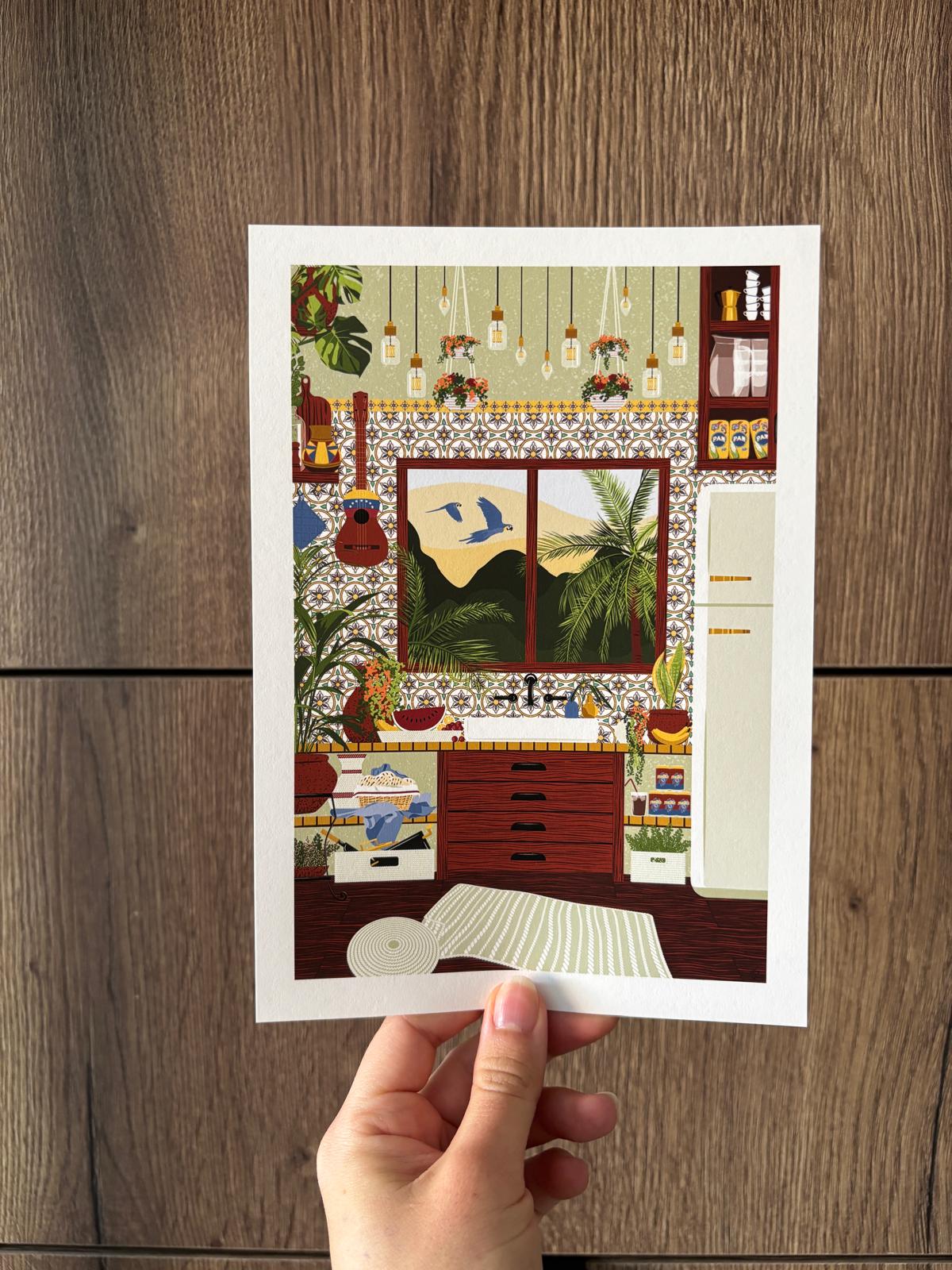 Venezuelan Kitchen Art Print SUPER SECONDS FESTIVAL