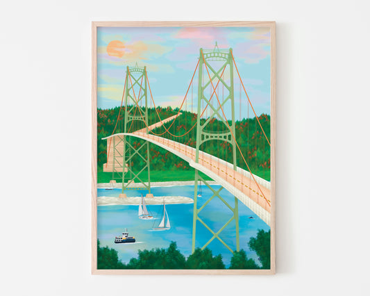 Halifax Canada Art Print