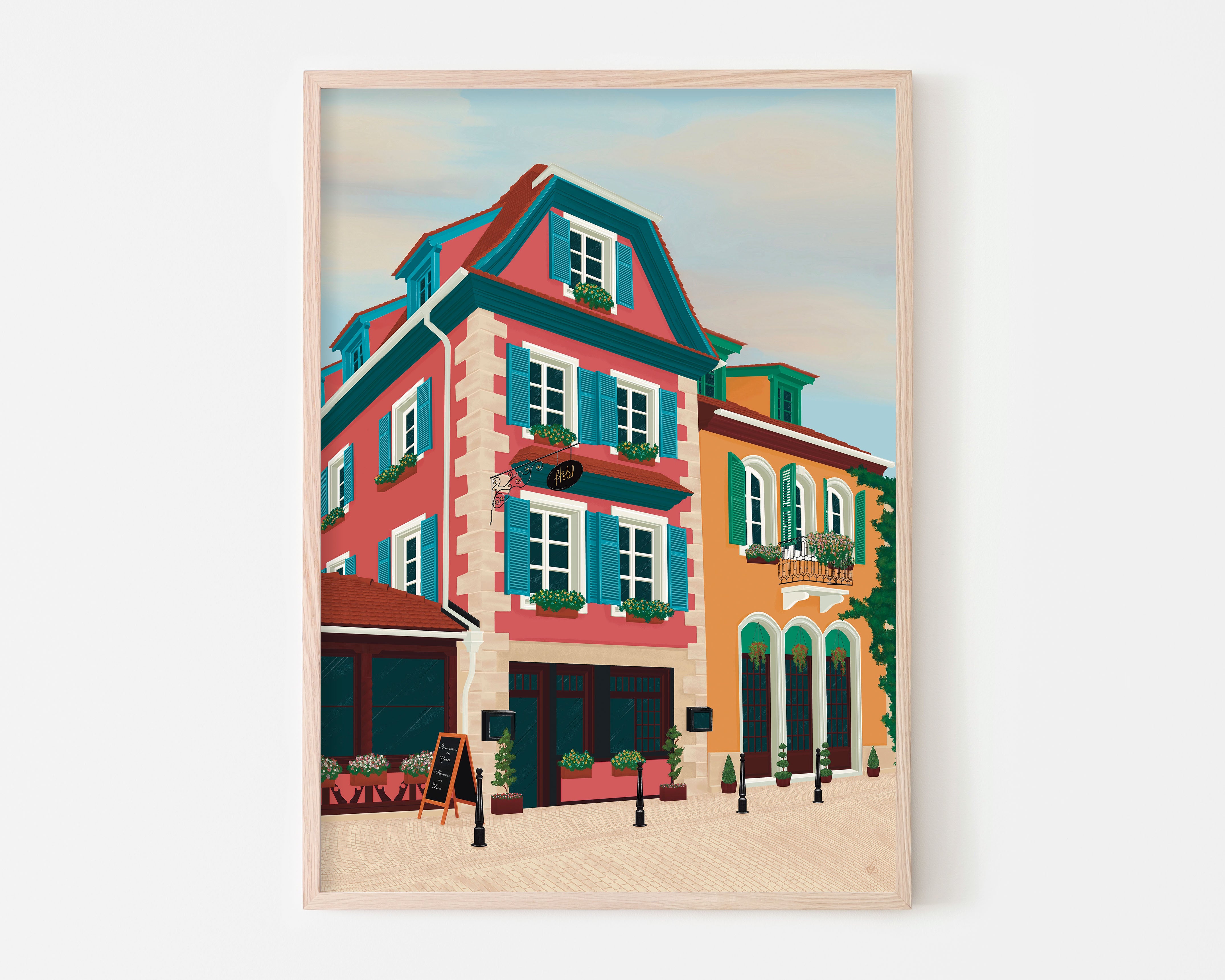 Alsace in France Art Print SUPER SECONDS FESTIVAL