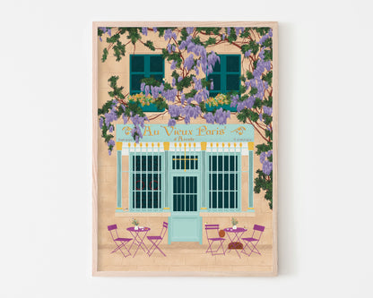 Parisian Cafe Art Print SUPER SECONDS FESTIVAL