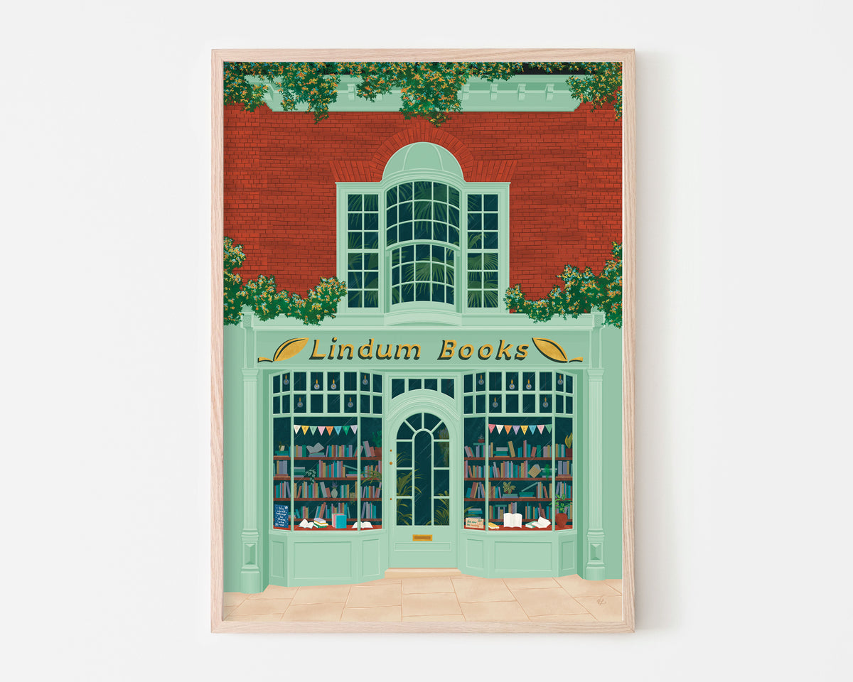 Lincoln Bookshop Art Print SUPER SECONDS FESTIVAL