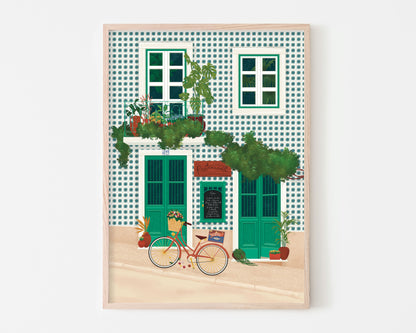 Lisbon Restaurant Art Print SUPER SECONDS FESTIVAL
