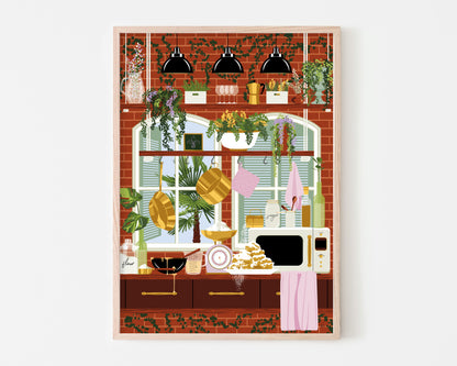 New Orleans Kitchen Art Print SUPER SECONDS FESTIVAL