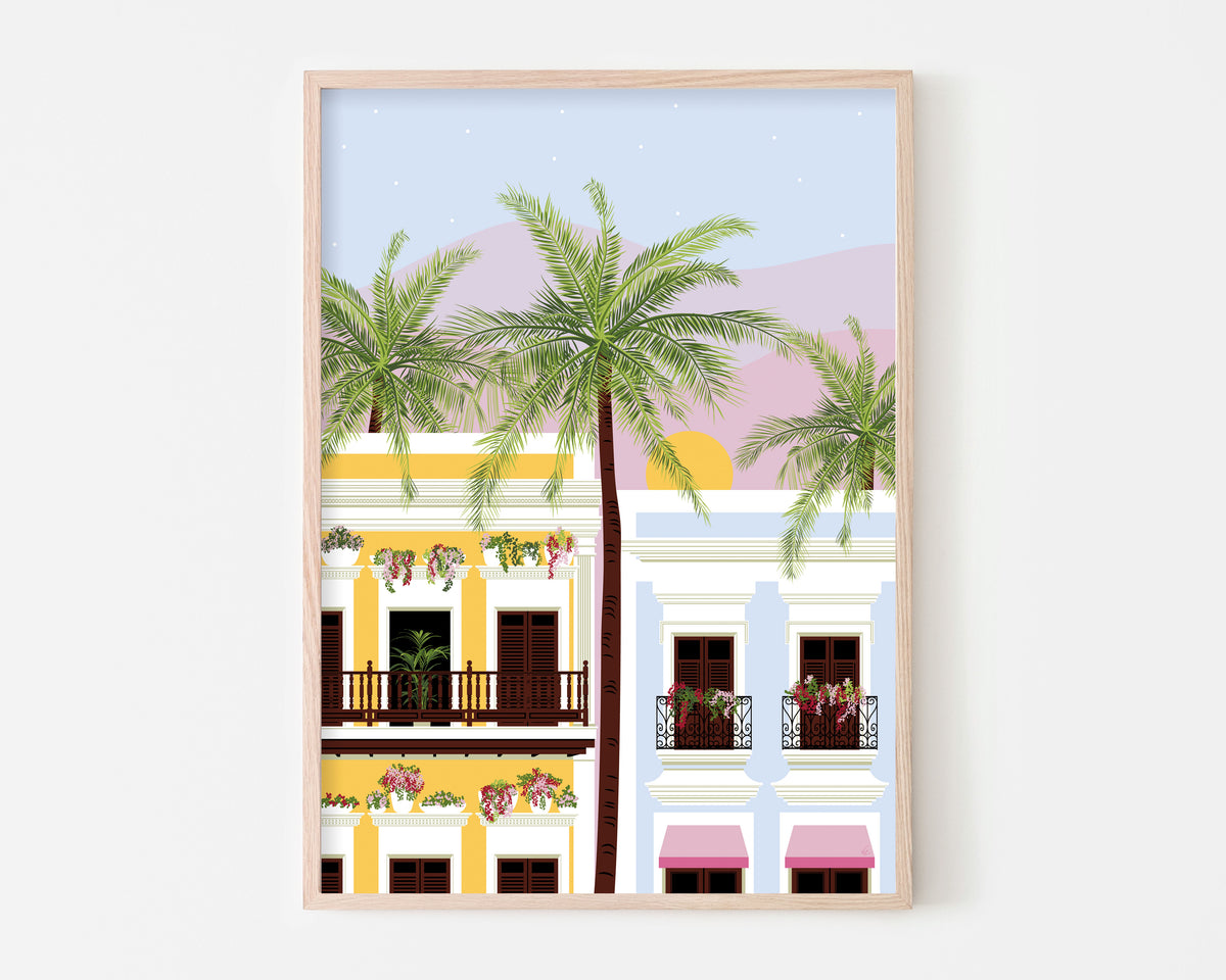 Puerto Rican Sunset Art Print SUPER SECONDS FESTIVAL