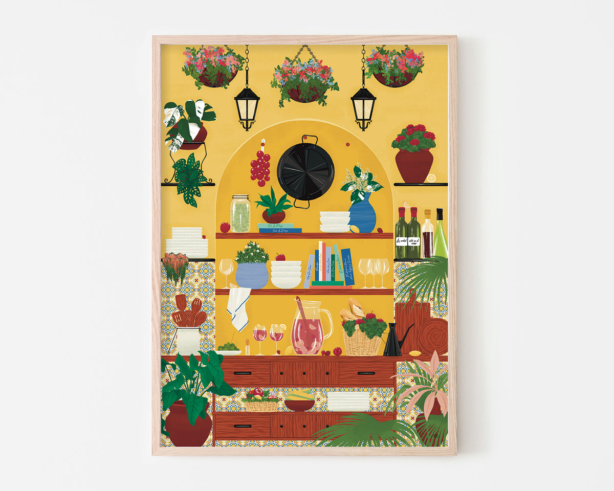 Spanish Kitchen Art Print SUPER SECONDS FESTIVAL