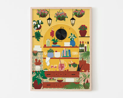 Spanish Kitchen Art Print SUPER SECONDS FESTIVAL