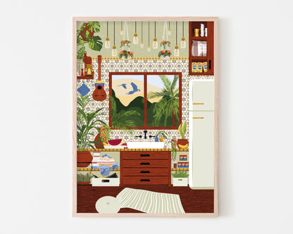 Venezuelan Kitchen Art Print SUPER SECONDS FESTIVAL